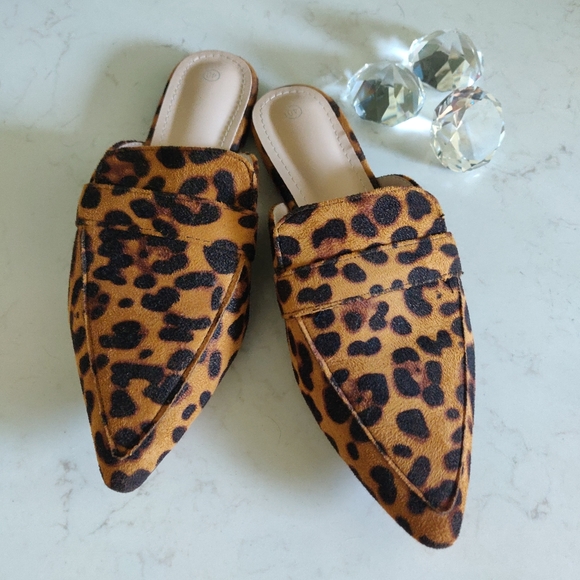 Leopard print mules - Picture 6 of 7
